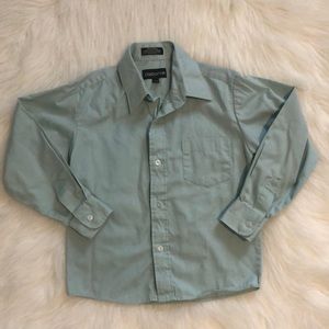Light green button down dress shirt